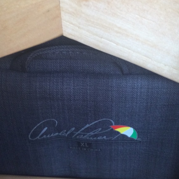 EUC ARNOLD PALMER XL Gray/Black Pullover Jacket - Picture 3 of 16